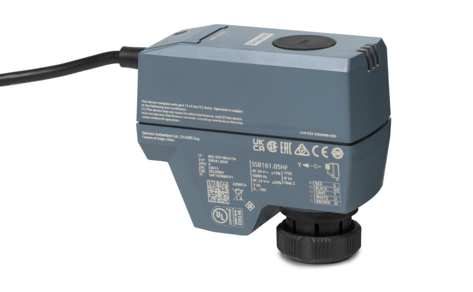 Siemens siłownik SSB161.05UT