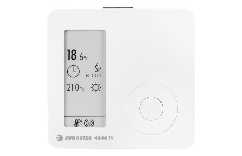 Euroster regulator 4040 TXRX  Black wersja bezprzewodowa
