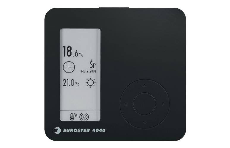 Euroster regulator 4040 Black wersja przewodowa