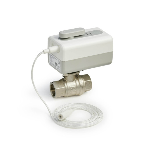 Resideo VWS01Y032EE Zawór odcinający 1 1/4” z siłownikiem L5 WiFi i czujnikiem  L1 WiFi  DN 32