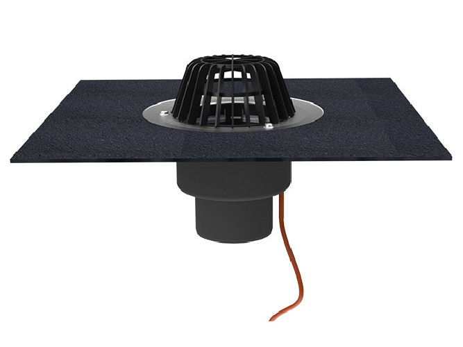 Wpust dachowy HL62.1H z kołnierzem bitumicznym | HL | Hydropara.pl